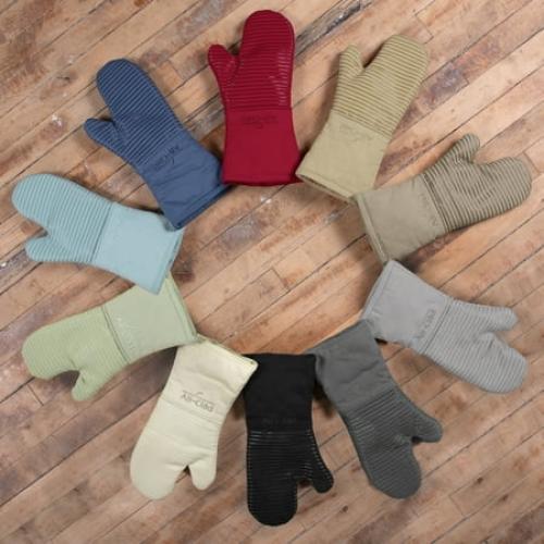 All-Clad Silicone Oven Mitt, 2 Pack, Cappuccino