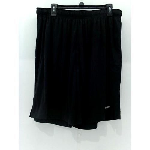 Nike Men's Team Fly DriFit Training Practice Shorts No Pockets (Black/White XX-Large)