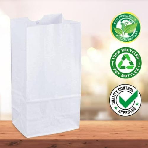 Concession Essentials 4lb White Paper Bags - Pack of 150ct. Eco-Friendly White Paper Lunch Bags. Great for Holiday Cookie Bags and Arts and Crafts.