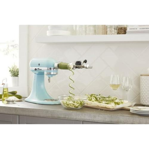 KitchenAid Deluxe Series 4.5 Quart Tilt-Head Stand Mixer with Stainless Bowl, Mineral Water Blue, Model KSM97MI