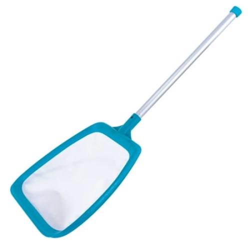 U.S. Pool Supply Professional Spa, Hot Tub, Pool Hand Leaf Skimmer Net with 17 Aluminum Pole - Ultra Fine Mesh Netting, Clean the Finest Debris - Pond, Kid Kiddie Inflatable Pool Cleaning Maintenance
