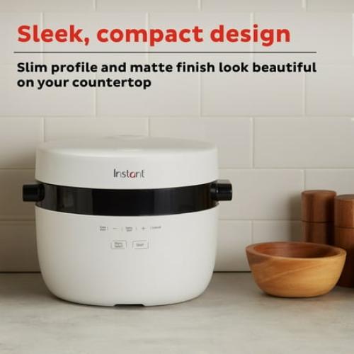(MISSING ACCESSORIES) Instant Pot 12 Cup Multi-Grain Rice Cooker & Slow Cooker