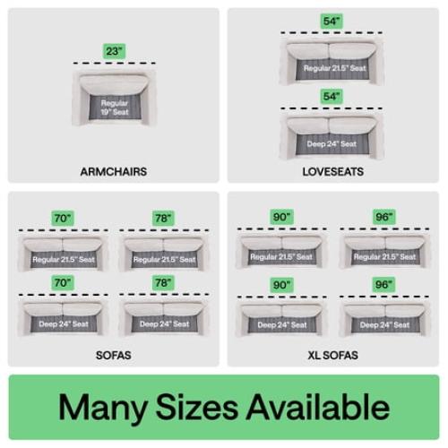 Gorilla Grip Heavy Duty Couch Cushion Support Board to Fix Sagging Sofas, 21.5x78 Oversized Sofa