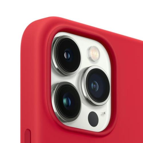 iPhone 13 Pro Silicone Case with MagSafe – (PRODUCT)RED