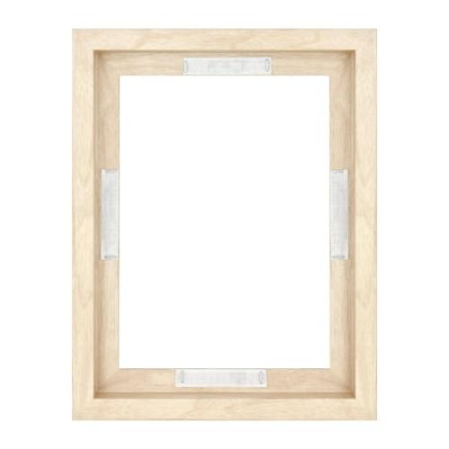 MCS Canvas Float Frames 16x20 Frame, Black Frame for Finished Canvases, Vertical & Horizontal Wall Hanging Large Frame with Adhesive for Canvas Paintings (1-Pack)