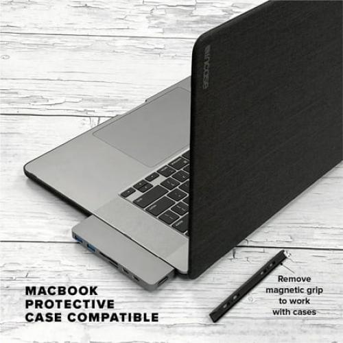 HyperDrive DUO HD28C-GRAY Docking Station - for Notebook/Tablet PC - 100 W - USB Type C - 6 x USB Ports - USB Type-C - HDMI - Wired