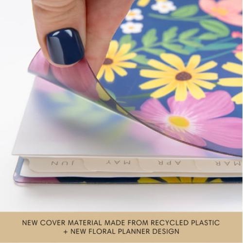 Blue Sky Sustainability 2026-2027 Weekly and Monthly Academic Year Planner Calendar, July 2026 - June 2027, 8.5 x 11, Flexible Cover From Recycled Plastic, Laminated Tabs, Storage Pocket, Gail
