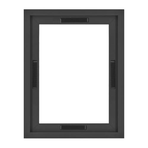 MCS Canvas Float Frames 16x20 Frame, Black Frame for Finished Canvases, Vertical & Horizontal Wall Hanging Large Frame with Adhesive for Canvas Paintings (1-Pack)