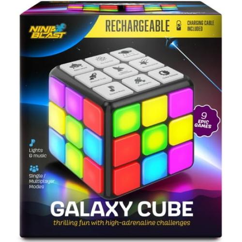 Rechargeable Game Activity Cube - 9 Fun Brain & Memory Games - Cool Toys for Boys and Girls - Christmas/Birthday Gifts for Ages 6-12  Year Old Kids Tweens & Teens - Best Boy & Girl Toy Gift Ideas