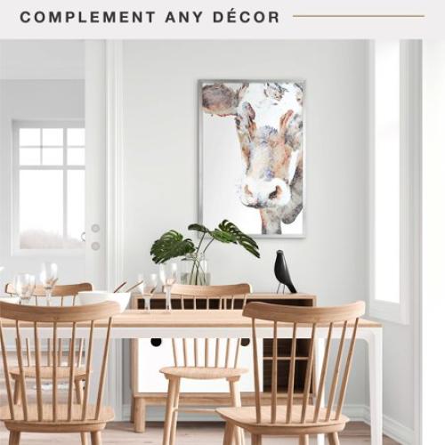 MCS Foundation 16x24 Poster Frame Traditional Brass, Vertical & Horizontal Wall Hanging Large Picture Frame for Photos, Posters & Art Prints (1-Pack)