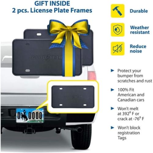 Goodyear Shatterproof Sunroof Wind Deflector 42.5, Tinted Sun and Moonroof Visor for Deflecting Noise, Rain, and Windy Weather, Car Accessories, Sun Shade Light Tint - GY004902