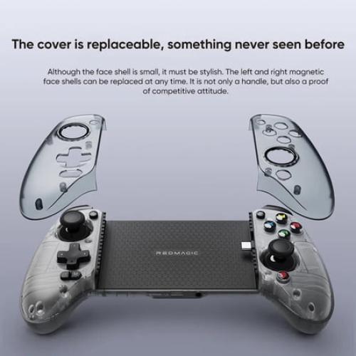 RedMagic Shadow Blade Controller 2nd Generation Black Type-C/3.5mm Interface Hall Rocker REDMAGIC Mobile Smartphone Accessory