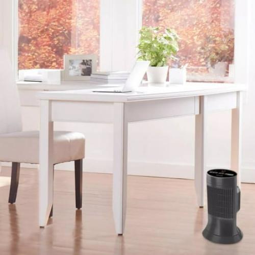 HCE309B Black 1500W Electric 2 Speed Programmable Ceramic Space Heater for Medium-to-Large Rooms