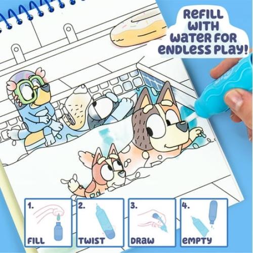 Bluey Aqua Art Pad, 8 Pages, Child, Ages 3