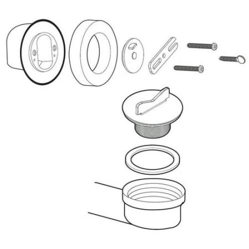 Moen 140690 Tub Drain Rough-In Kit