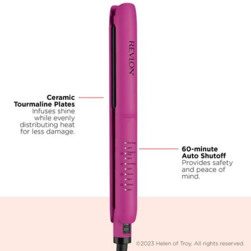 Revlon Easy Heat 1 Precision Flat Iron, Pink