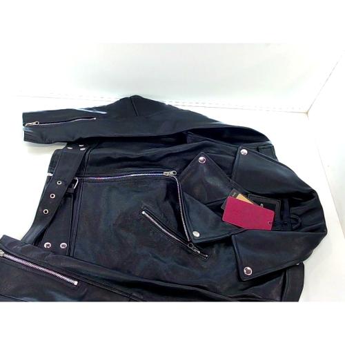 XS Women's Lambskin Leather Biker Black Jacket