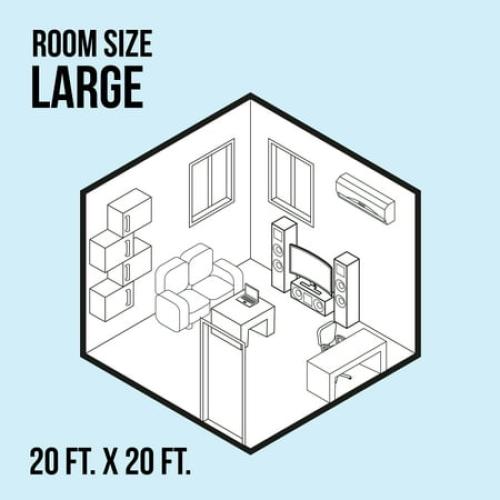 Mainstays 52 inch Hugger Indoor Ceiling Fan with Light Kit, Black, 5 Blades,, Reverse Airflow