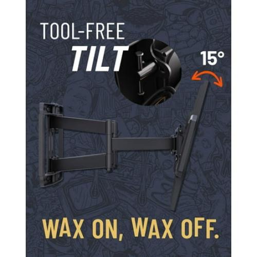 ECHOGEAR MaxMotion TV Wall Mount for 42”- 90” TVs up to 125lbs – Full Motion Tilts, Swivels, Extends