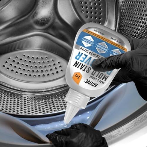 Active Mold Stain Remover Gel Cleaner, Heavy Duty Cleaning Solution for Washing Machine Seals and Bathrooms, 7 fl oz, 1 Pack