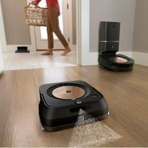 iRobot Wi-Fi Connected Braava jet m6 Robot Mop with Precision Jet Spray (Black)