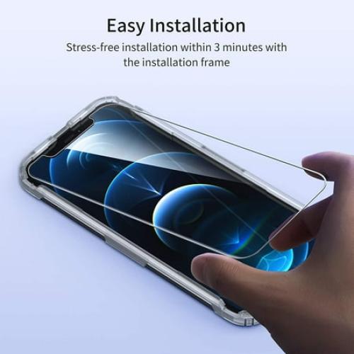 UNBREAKcable Oleophobic Tempered Glass Screen Protector for iPhone 12/12 Pro 6.1 [2 Pack] with Easy Installation Tool