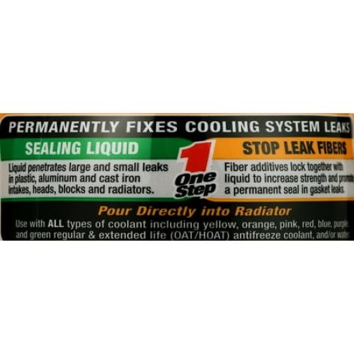 2 pack Bar's Leaks Block Seal Liquid Copper Coolant Leak Fix, 18 oz