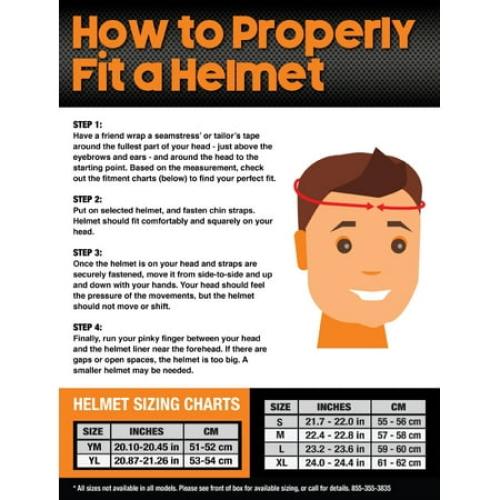 FUEL Adult Motorcycle Half Helmet, Dot Approved, Gloss Black, Medium
