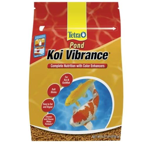 TetraPond Koi Vibrance 8.27 Pounds, Soft Sticks, Floating Pond Food