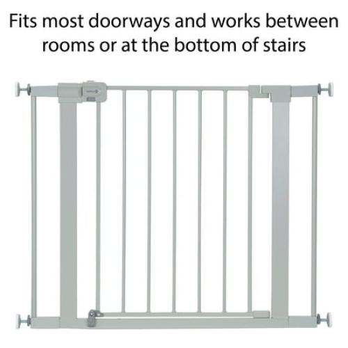 Safety 1st Simple Pass Walk-Through Gate, Grey
