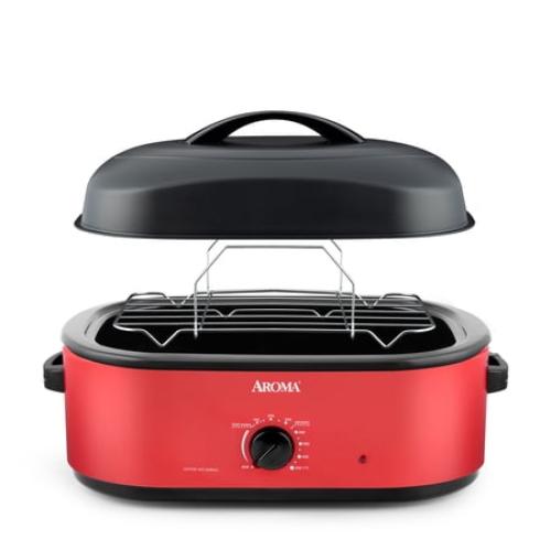 AROMA® 18Qt. Roaster Oven with High-Dome Lid (ART-718RH)