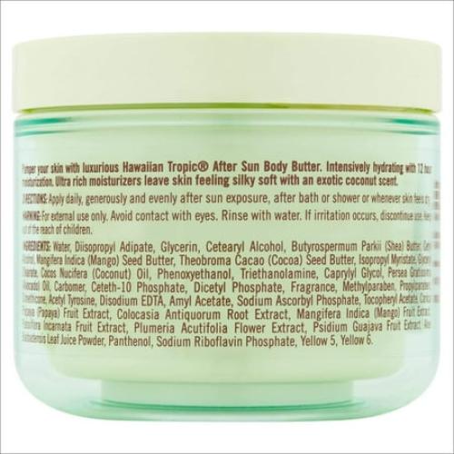 Hawaiian Tropic After Sun Lotion Moisturizer and Hydrating Body Butter with Coconut Oil, 8 Ounce