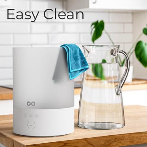Everlasting Comfort 2.5L Ultrasonic Cool Mist Humidifier - Quiet, Easy Fill & Clean, Auto Shut-Off, Aromatherapy
