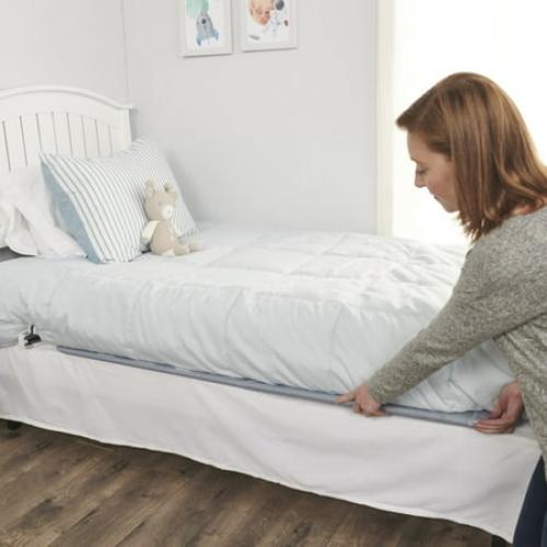 Regalo Extra Long Hideaway Bedrail, Gray Baby Safety Rail, Safety Bed Rail