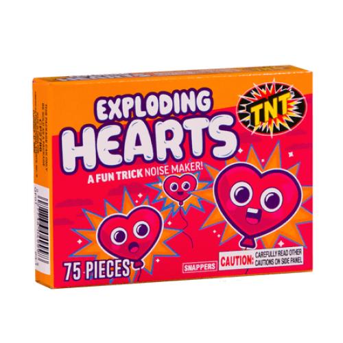 Set of 12 TNT Fireworks, Exploding Hearts 12 Pack Snaps