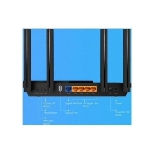 TP-Link WiFi 6 Router AX1800 Smart WiFi Router (Archer AX21) - Dual Band Gigabit Router, Works with Alexa - A Certified for Humans Device