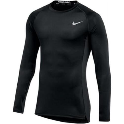 XL Nike Mens Pro Tight Long Sleeve Training Tee XL Black, X-Large