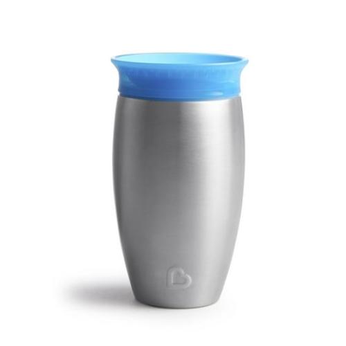 Munchkin® Miracle® 360° Stainless Steel Toddler Sippy Cup, 10 oz, Blue, Unisex