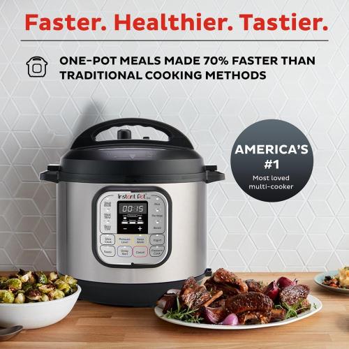 Instant Pot 3 qt. Duo Stainless Steel Electric Pressure Cooker, V5
