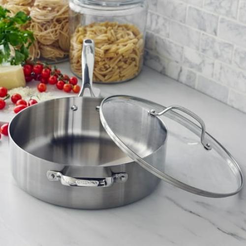 GreenPan Superior 5 Quart Stainless Steel Sauté Pan