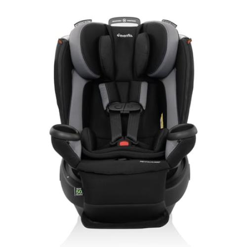 Revolve360 Extend All-in-One Rotational Car Seat with Quick Clean Cover (Revere Gray)