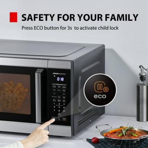 Toshiba 2.2 cu. ft. 24.4'' Microwave Oven in Stainless Steel