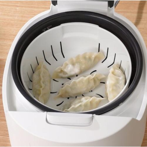 CUCKOO Micom Rice Cooker 6 Cup Uncooked / 12 Cup Cooked, Korean Fuzzy Logic Rice Cooker with Steam Tray, Versatile Food Steamer & Warmer with Non-Stick Inner Pot, Rice Maker, White (CR-0661F)