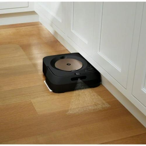 iRobot Wi-Fi Connected Braava jet m6 Robot Mop with Precision Jet Spray (Black)