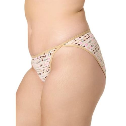 Kindly Yours Women’s So Comfy Micro High Leg Bikini Underwear, 4-Pack, Sizes MEDIUM