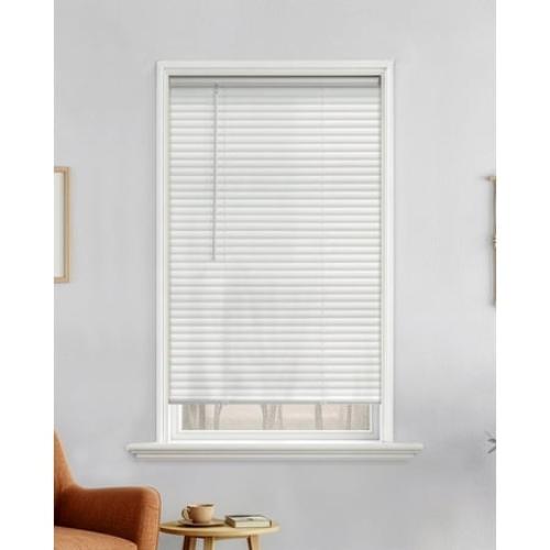 Mainstays Cordless 1 Vinyl Light Filtering Blinds, White