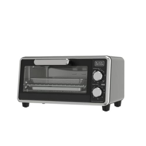 Black Decker Crisp ‘N Bake PRO Stainless Steel 4-Slice Air Fryer Toaster Oven