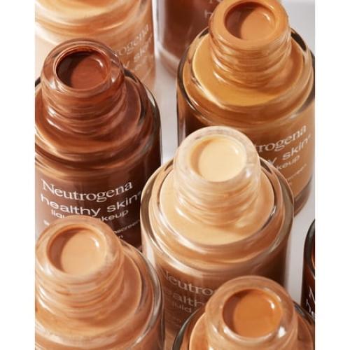 Soft Beige 50 Neutrogena Healthy Skin Liquid Makeup, Natural Tan 100, 1 fl. oz