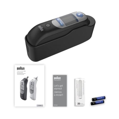 Braun ThermoScan 7 Ear Thermometer, Digital Thermometer for Adults and Children,, FSA & HSA Eligible, Black, IRT6520BUS