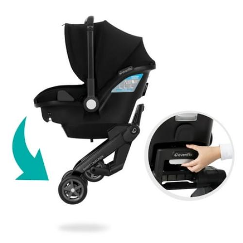 Shyft DualRide Infant Car Seat and Stroller Combo (Beaufort Black)